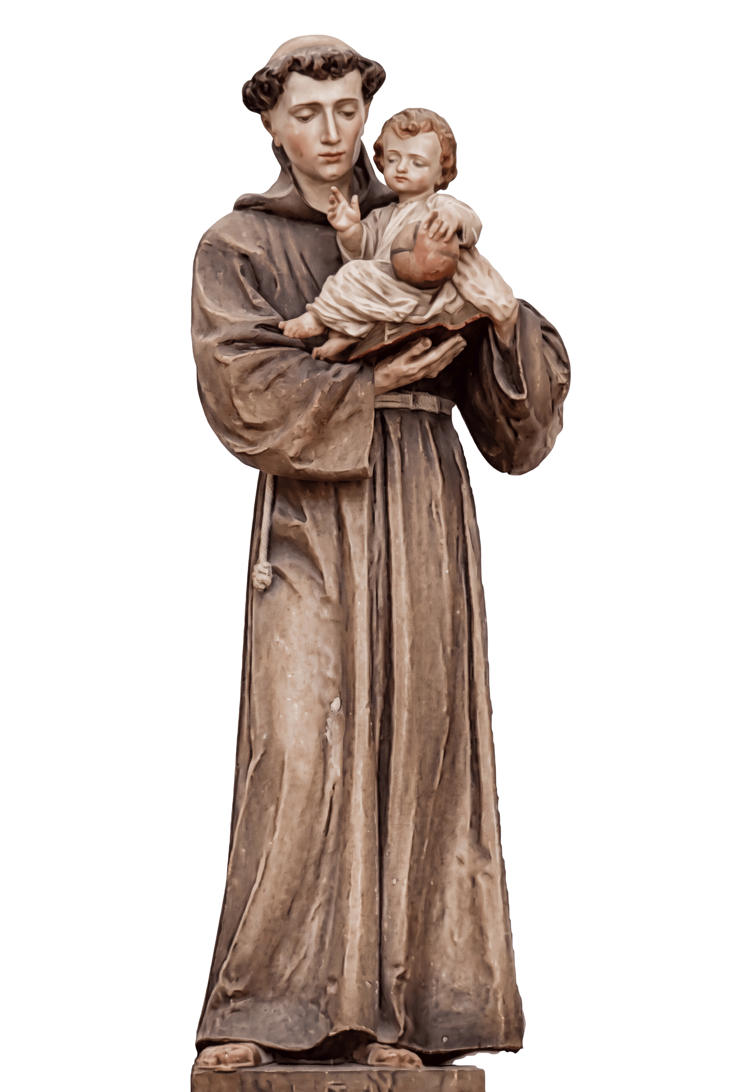 Escultura de San Antonio de Padua